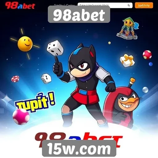 Diversidade de jogos disponíveis na plataforma 98abet